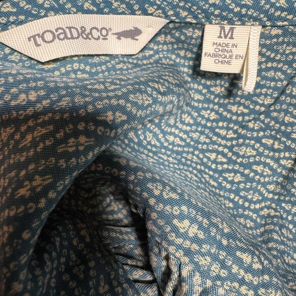 Toad&Co Womens Long Sleeve Windsong Shirt - Whimsy Bohemian Granny Core Shirt - Picture 7 of 10